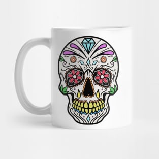 Mexican Skull Dia de los muertos Day of the dead Mug